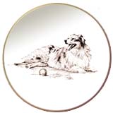 Australian Shepherd Laurelwood Dog Plate