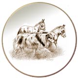 Australian Shepherd Laurelwood Dog Plate